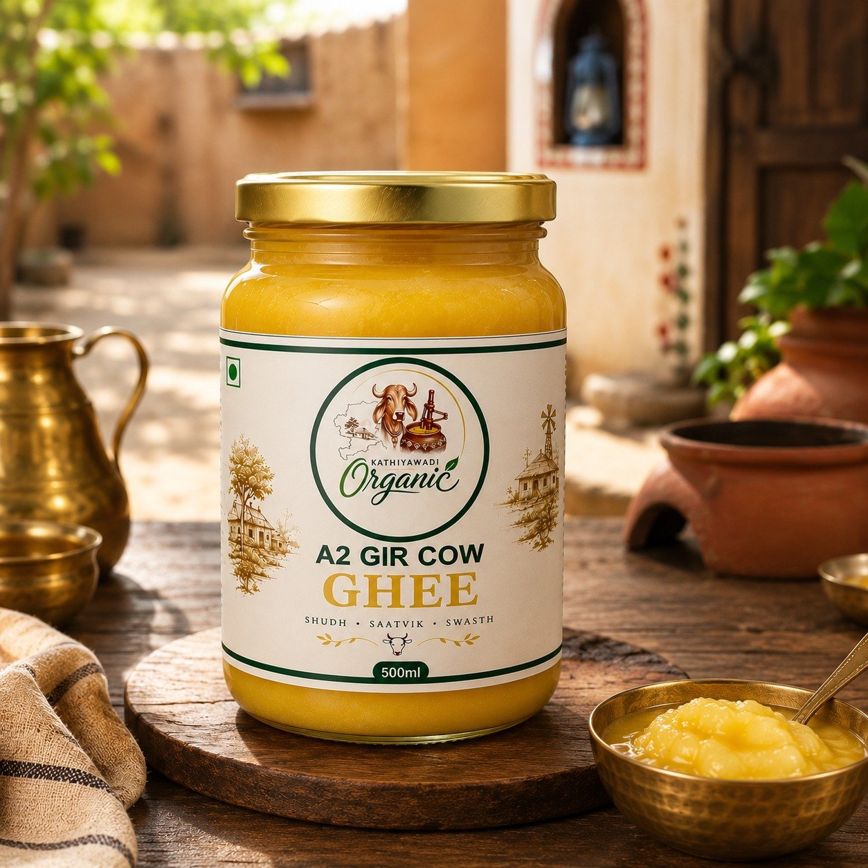A2 Gir Cow Ghee 1 litter