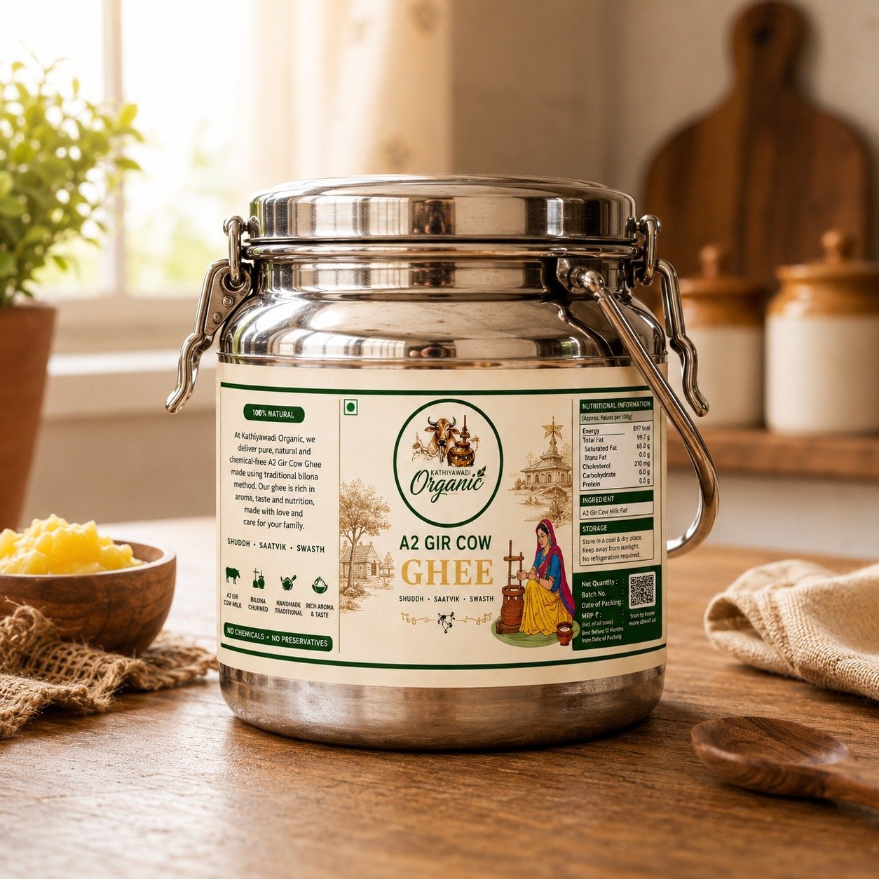 A2 Gir Cow Ghee 5 litter